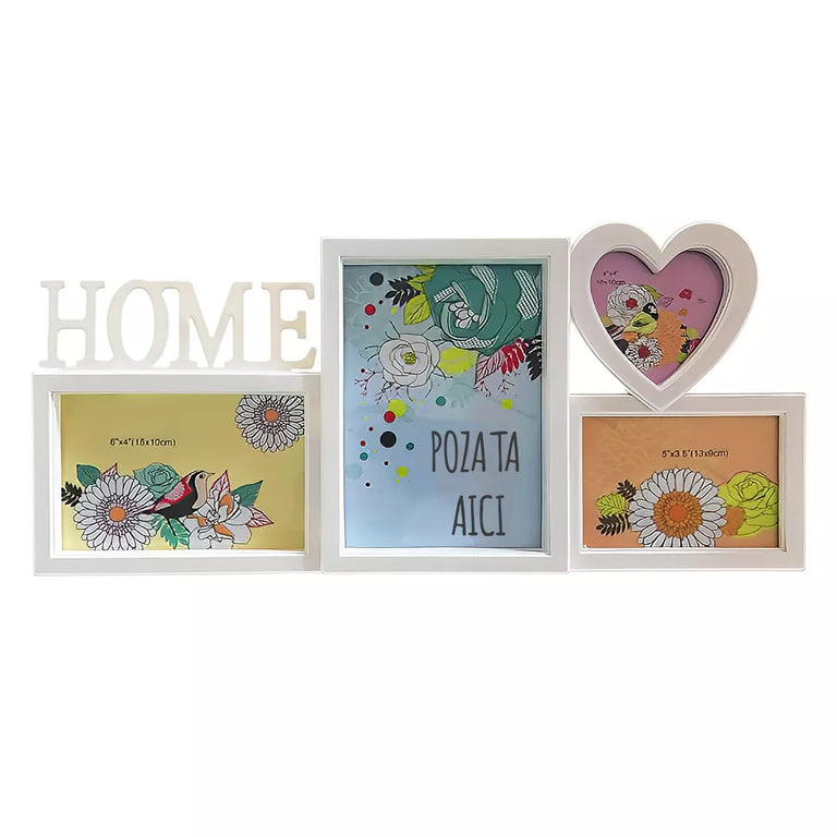 Rama foto personalizata cu 4 poze - Home