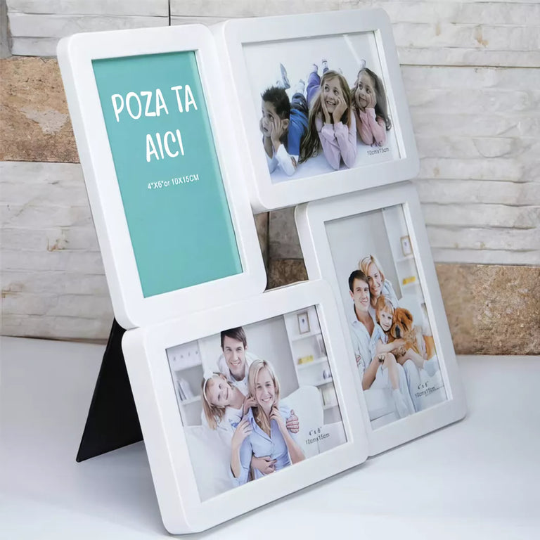 Rama foto personalizata cu 4 poze