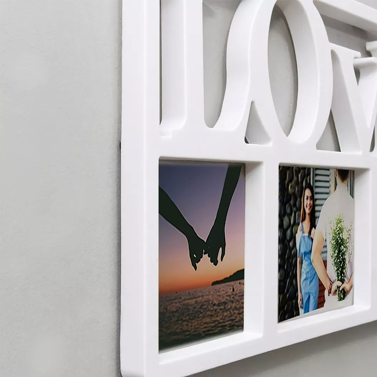 Rama foto personalizata cu 3 poze - Love