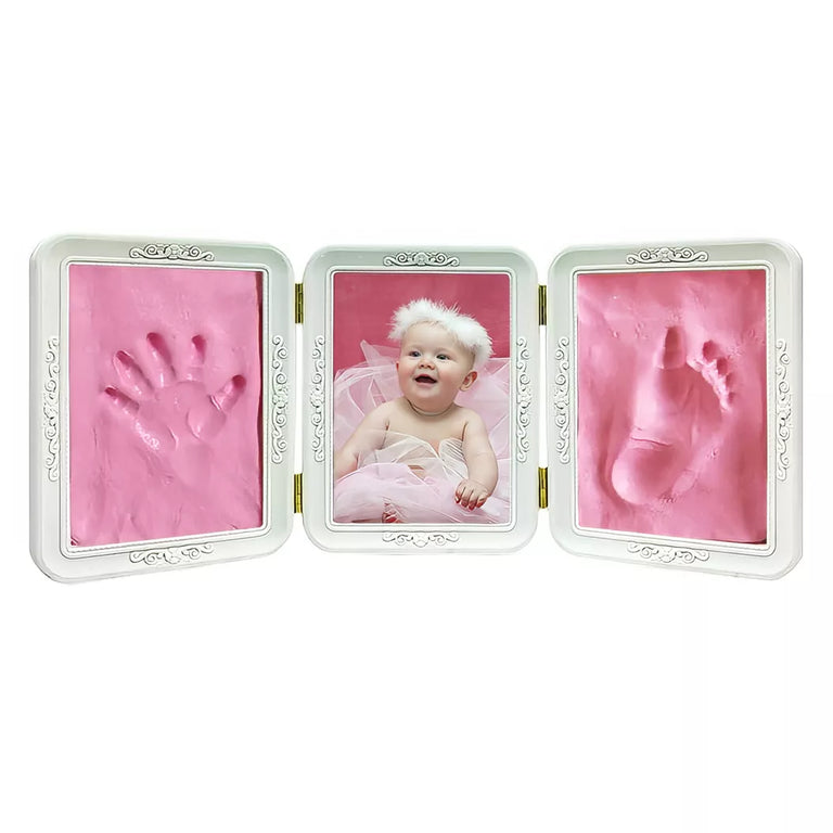 Rama foto cu kit de amprente personalizata cu o poza