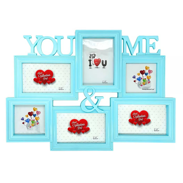 Rama foto personalizata cu 6 poze - You&Me