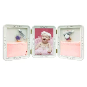 Rama foto cu kit de amprente personalizata cu o poza