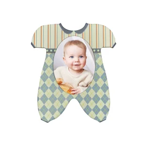 Magnet personalizat cu poza - Body albastru