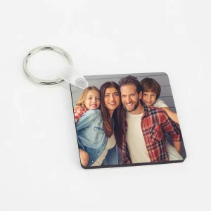Breloc MDF personalizat cu poza - patrat