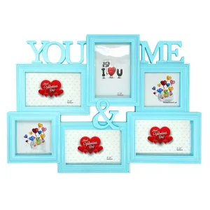 Rama foto personalizata cu 6 poze - You&Me