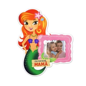 Magnet personalizat cu poza - Cea mai buna mama