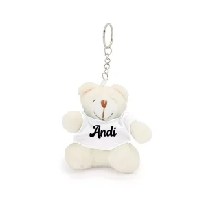 Breloc ursuletul teddy personalizat cu poza sau text