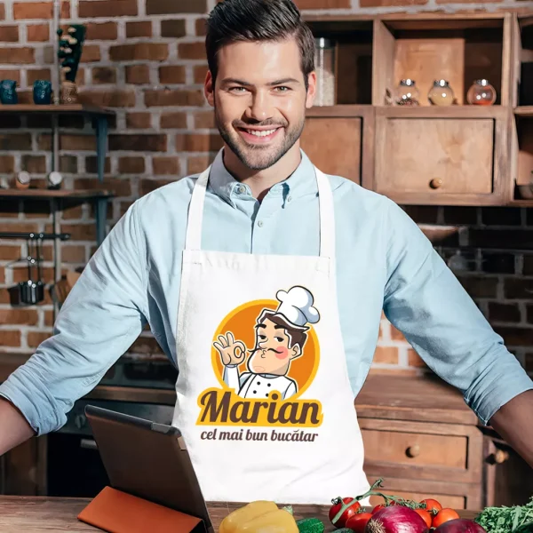 Sort personalizat cu nume - Cel mai bun bucatar - imagine 2