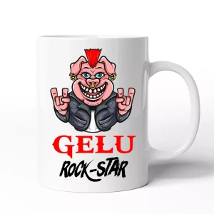 Cana personalizata cu nume - Rock Star