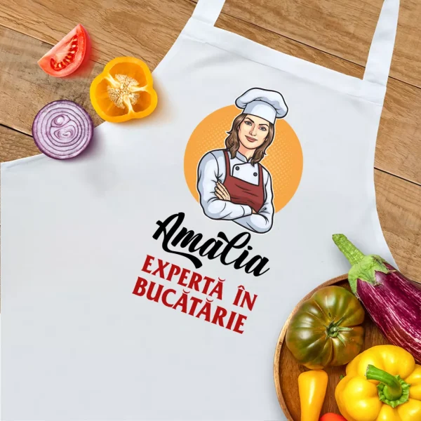 Sort personalizat cu nume - Experta in bucatarie - imagine 2