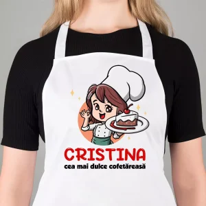 Sort personalizat cu nume - Cea mai dulce cofetareasa