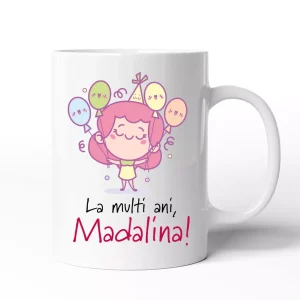 Cana personalizata cu nume - La multi ani