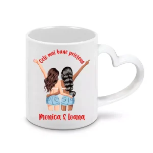 Cana personalizata cu nume - Cele mai bune prietene