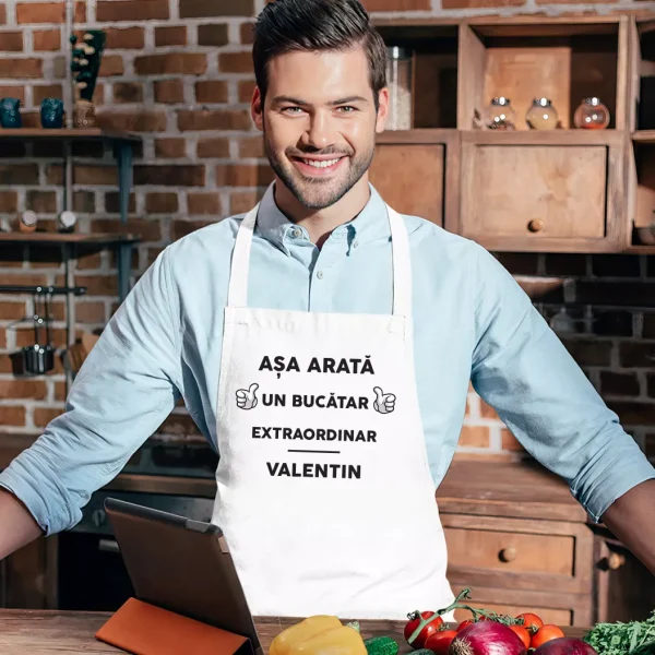 Sort personalizat cu nume - Asa arata un bucatar extraordinar - imagine 3