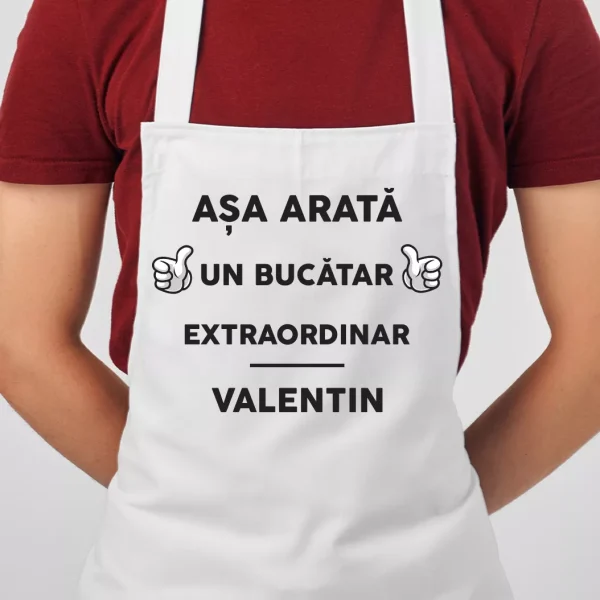 Sort personalizat cu nume - Asa arata un bucatar extraordinar