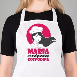 Sort personalizat cu nume - Cea mai frumoasa gospodina