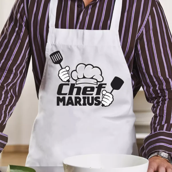 Sort personalizat cu nume - Chef - imagine 3