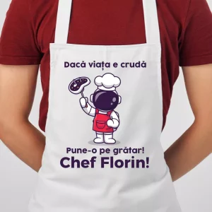 Sort personalizat cu nume - Daca viata e cruda pune-o pe gratar