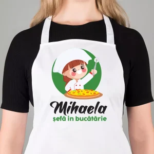 Sort personalizat cu nume - Sefa in bucatarie