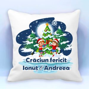 Perna personalizata cu nume - Craciun Fericit