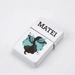 Bricheta personalizata cu nume - Zodia Gemeni