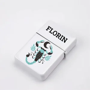 Bricheta personalizata cu nume - Zodia Scorpion