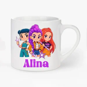 Cana pentru copii personalizata cu nume - K-Pop Demon Hunters