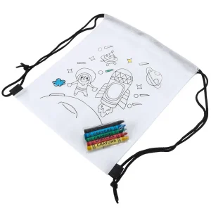 Rucsac de colorat pentru copii cu creioane cadou